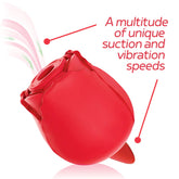 Wild Rose Sucking & Licking USB Rechargeable Stimulator 10 Modes Rose Stimulators